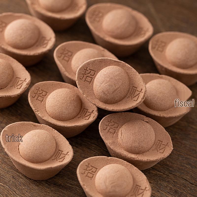 

Yuanbao Natural Sandalwood & Agarwood Incense Grains for Wealth and Divine Offerings