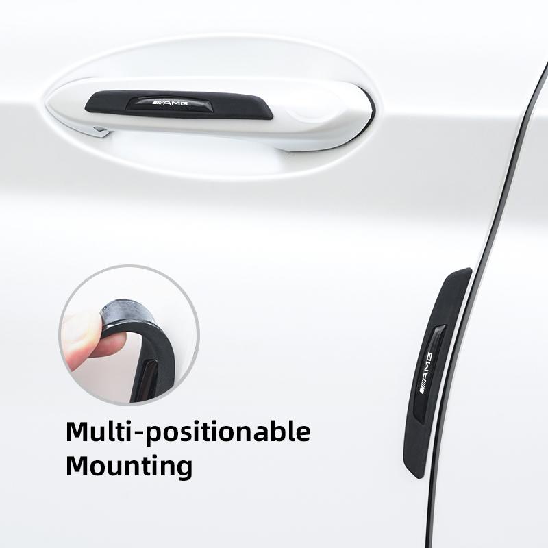 4Pcs Car Door Anti-collision Strip Auto Body Protection Sticker For Mercedes Benz AMG GLC W203 W206 W220 W205 W211 W212 W201 GLE