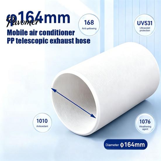 Accessorio Portatile per Condizionatore d'Aria per Ufficio Domestico Tubo di Scarico per Condizionatore d'Aria, Diametro 5,9 Pollici Connettore Universale per Tubo Flessibile di Ricambio Unità AC Portatile,