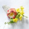 Bohemian Flowers Hair Claw Side Clip Artificial Floral Hair Clip  Photography Props