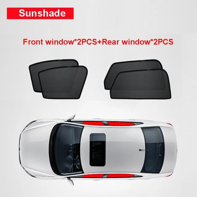 Parasole Magnetico per Auto Per Chevrolet Groove 2021- Copertura Parasole Personalizzata Tende a Rete per Finestrini Laterali Auto Visiera Parasole Scudo