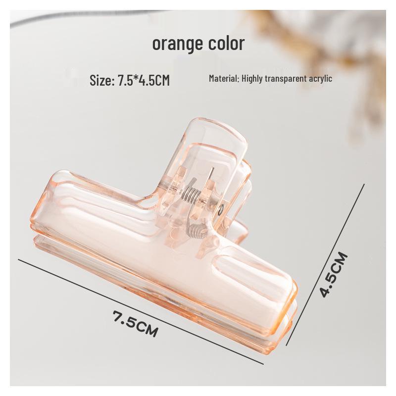 Transparent Acrylic Bulldog Clips for Documents and Tickets - Stylish, High-Value for Students and Office Use