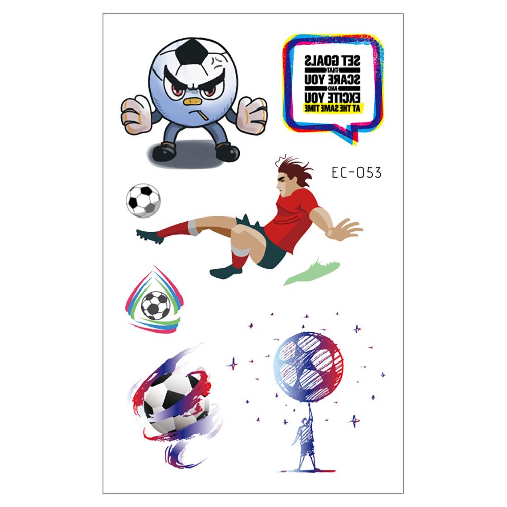 2026 Waterproof Children's World Cup Football Face Tattoo Stickers