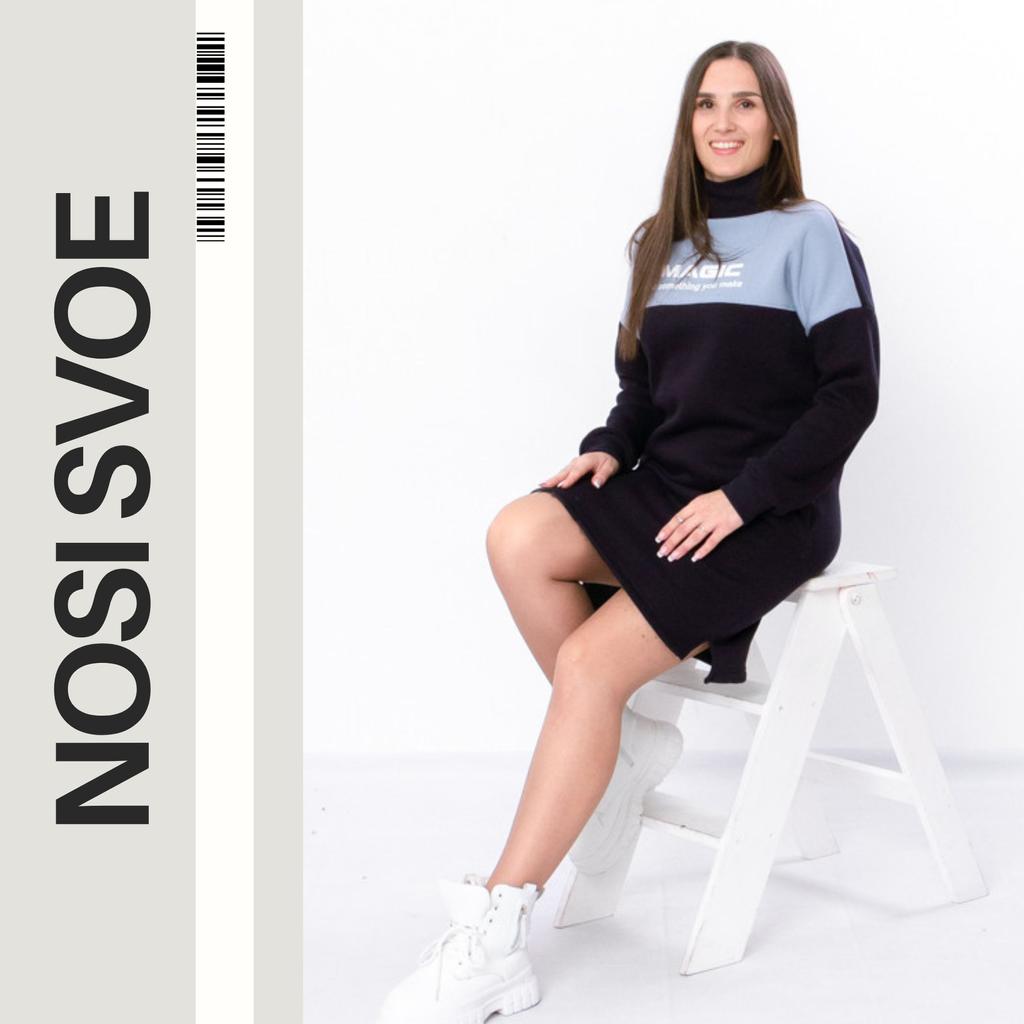 Rochie casual (Femei) Iarnă 8366-025-33 HC