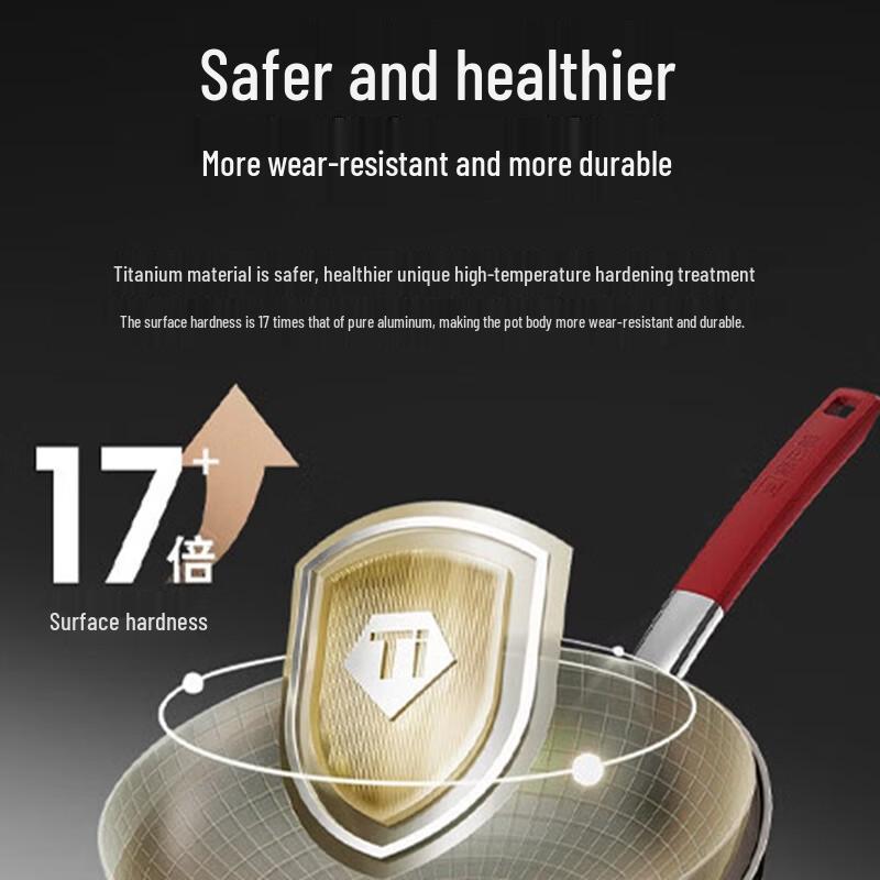 KGT-C32A Titanium Non-stick Wok