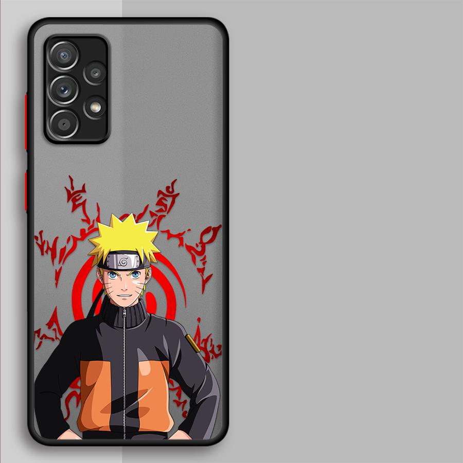 Matte Phone Cover Case for Samsung Galaxy A12 A30 A14 A06 A70 Note 20 Ultra 10+ 9 8 A05 A50 A13 A15 A16 Narutos Uchiha Itachi