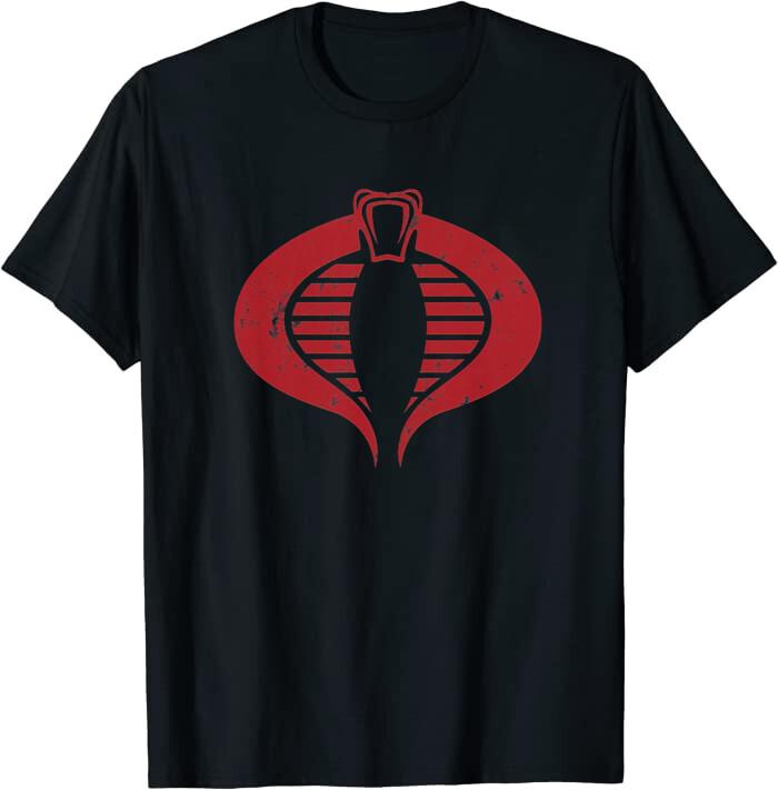 Gi Joe Distressed Cobra Snake Classic Tee T-Shirt S