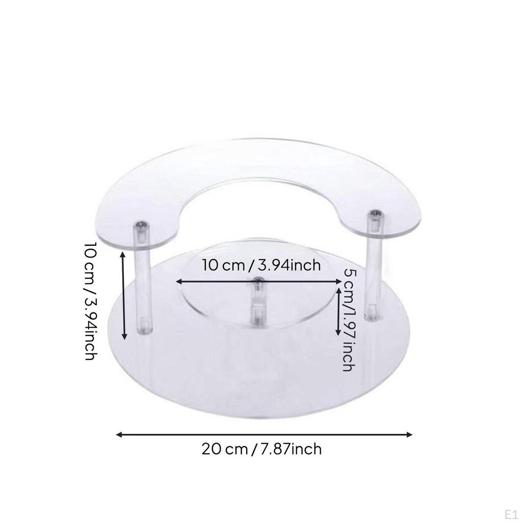 Transparent Perfume Display Rack MultiLayer Acrylic Tiered Stand Desktop Cosmetic Organizer