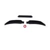 Auto Heckspoiler 115cm 3-teiliges Design Glänzend Schwarz Heckfenster Oberseite Dachspoiler Flügel