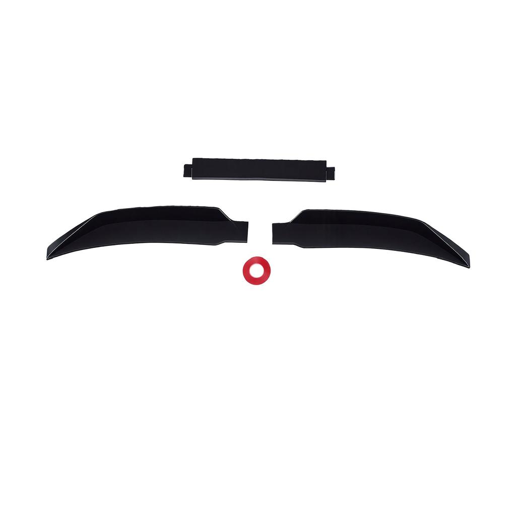 Auto Heckspoiler 115cm 3-teiliges Design Glänzend Schwarz Heckfenster Oberseite Dachspoiler Flügel
