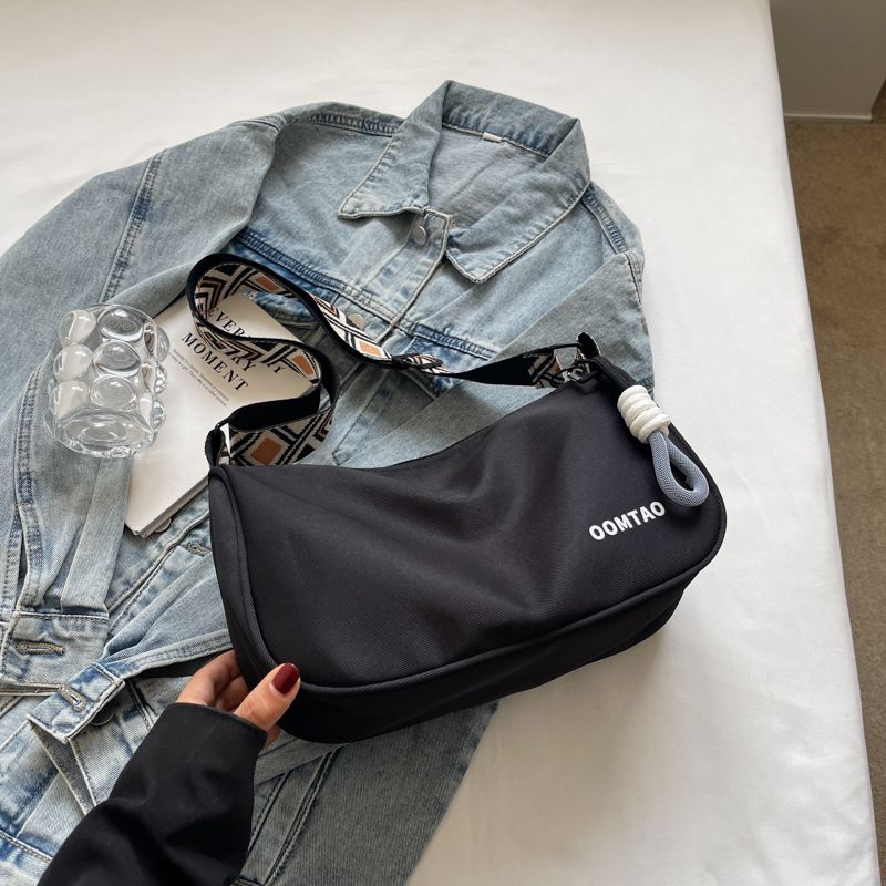 

Women s Bag Casual Large Capacity Shoulder Nylon Cloth Black