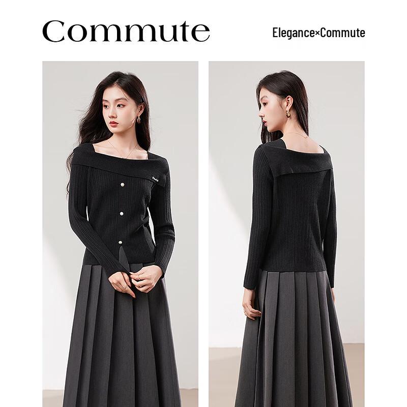 Si Shui Nian Hua Women's Elegant Long-Sleeve Sweater