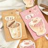 Gift NOTE FOR  Notes Slow Life Coffee Series Retro Drink Notebook Message  Memo Kawai Stationery Office Accessories Memo Pad