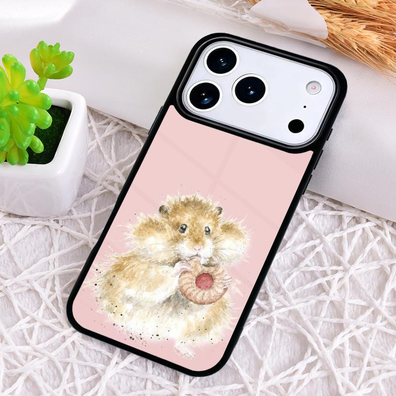 Guinea Pig Hamster Cute Phone Case for iPhone 17 Air 16 15 11 12 14 13 Pro Max Shockproof Cover