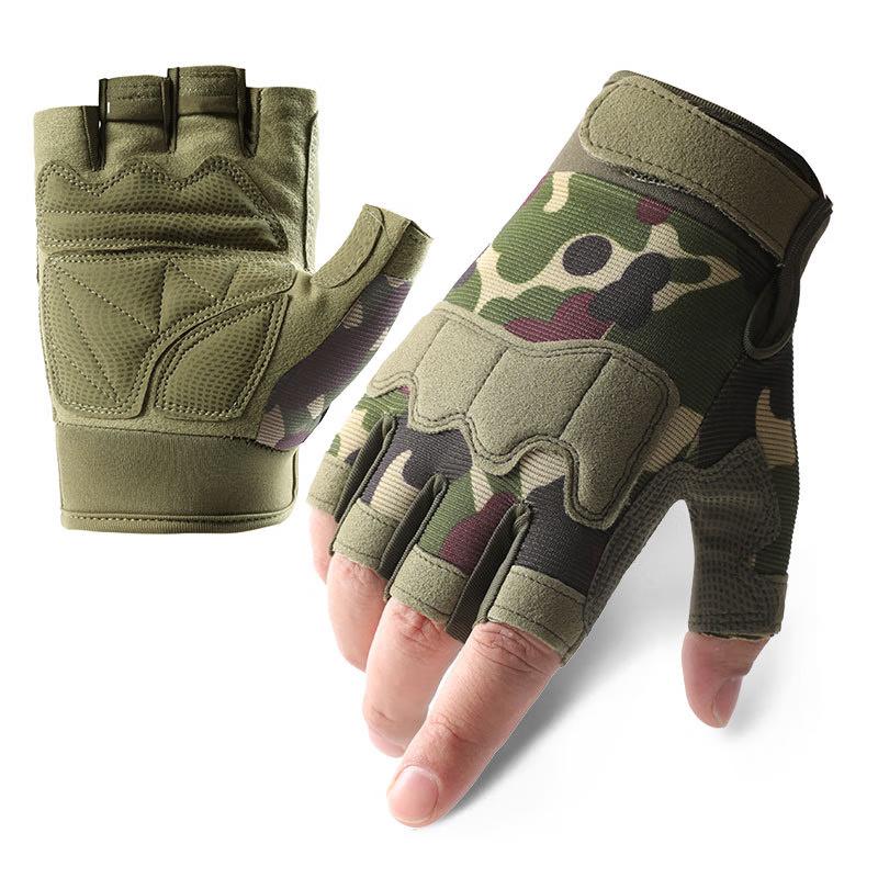 Men s Half-Finger Tactical Riding Gloves