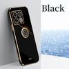 Luxury Plating Ring Holder Soft Silicone Case For OnePlus 10 9 Pro 9R 9RT 8T Shockproof Bumper Lens Protection Stand TPU Back Cover Shell