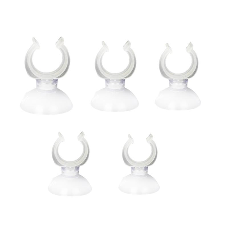 Pack of 20 Multifunctional Aquariums Suction Cups with Clamp for FishTanks Accessories Invisible Aquariums Accessories