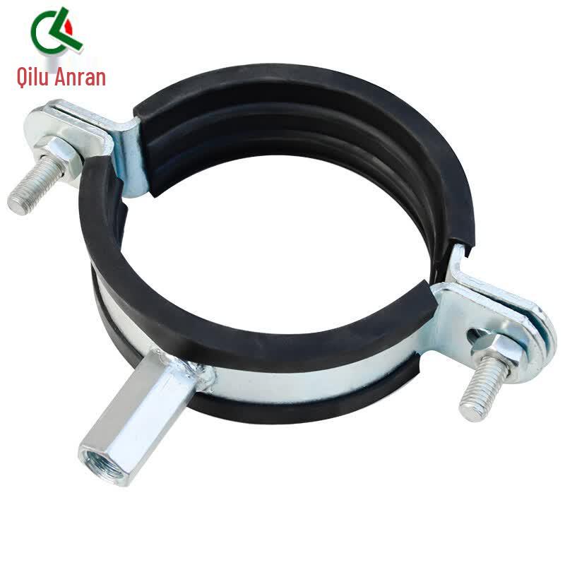 Galvanized Steel Pipe Clamp (2-Pack)