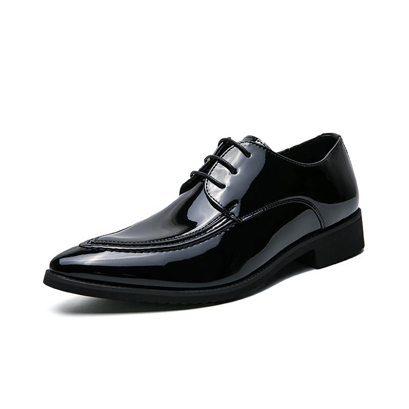Men Office Dress Shoes Fashion Leather Casual shoes Luxury Wedding Party shoes Italian Designer Formal Shoes Brand Oxford Shoes