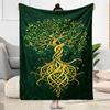 Gothic Style Blanket Soft Warm Cozy Suitable for Seaside Chair Office Four Seasons Universal Stylish Decor Suitable for Gifting Relatives and Friends
