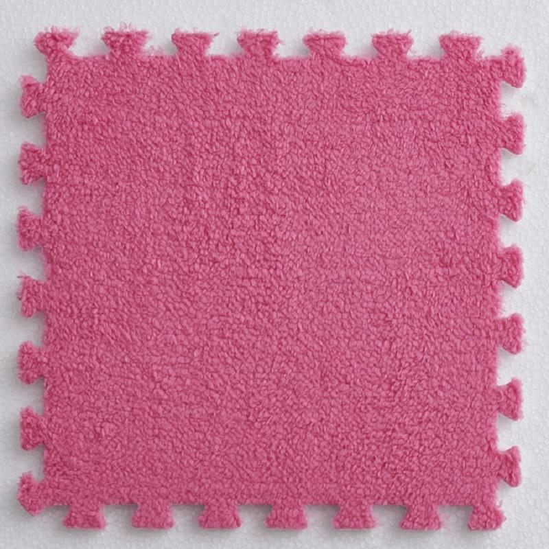 30*30 EVA Splicing Velvet Foam Pad Child Bedroom Treasure Crawling Mat
