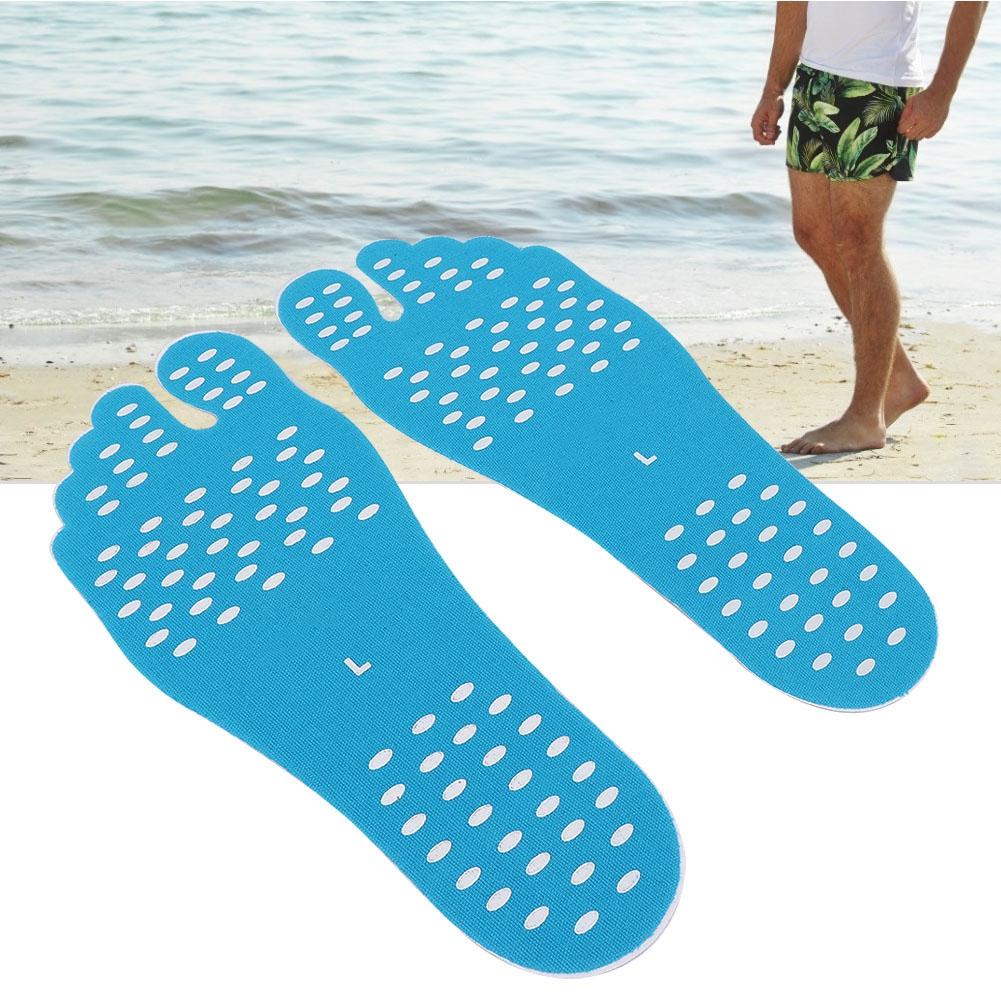 1 Pair Adhesive Anti slip Waterproof Heat Resistant Sticker Feet Pad for Outdoor Beach Summer