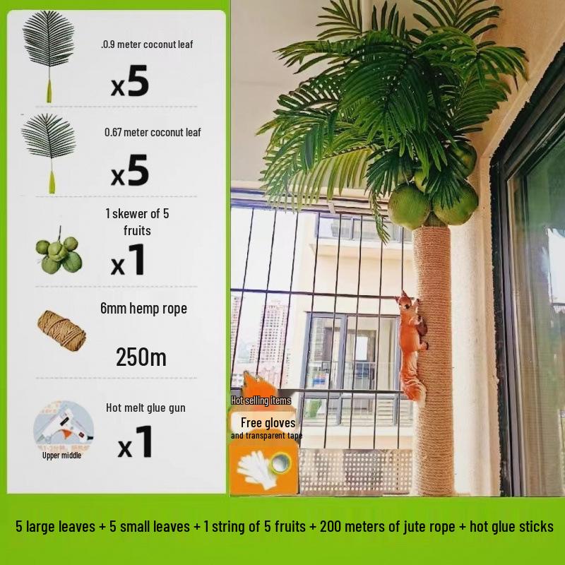 Indoor Coconut Tree Simulation: Enhance Balconies with Lush Greenery and Unique Decor