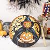 Ghost Festival Decoration Halloween Ghost Pumpkin Drum Shaman Drum Atmosphere Drum Beating Music Drum Undead Drum