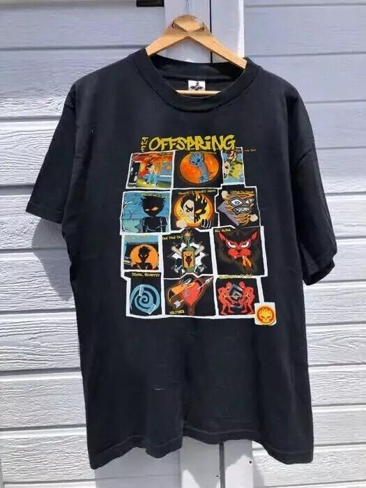 The Offspring Punk Rock Retro Black Unisex T-shirt Reprint S-5XL KH13000 Unisex T-Shirt XL