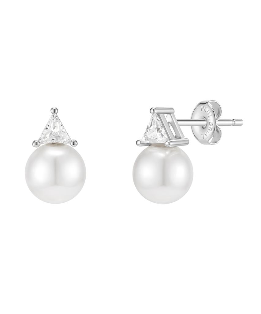 Paul Brial Tiny Pearl Earrings Pybe0280