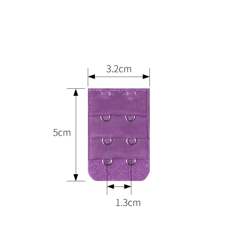 

набор для женщин 3 ряда 2 пряжки бюстгальтер удлинитель лямки удлинители эластичный крючок зажим регулируемый ремень пряжка бюстгальтер аксессуары one size фиолетовый