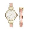 Follow (Follow) Watches Follow fragola Marble Epoxy Bangle Watch N03023S-3 PK Women's Pink