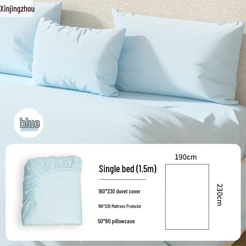 Disposable Fitted Bed Sheet Set for Travel