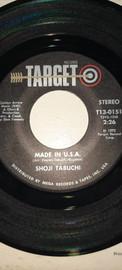 7inch Record SHOJI TABUCHI - Made In U.S.A / Over The Waves T130151 Target Records 1972 US Country/Folk Used
