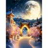 5d Diamantová malba Zimní sady Scenérie Diy Diamantové vyšívání Křížovým stehem Mozaika Umělecký dárek Domácí dekorace