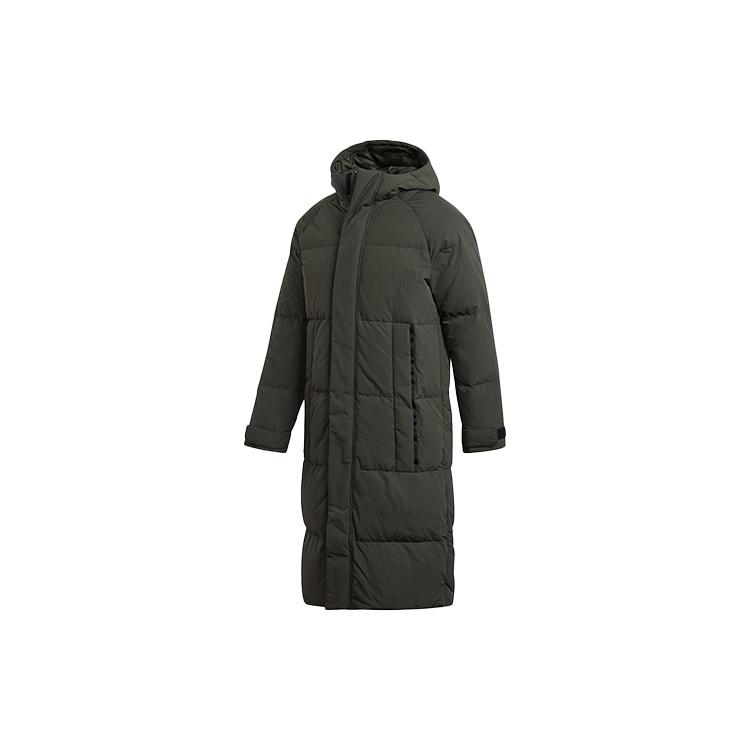 adidas Casual hooded Down Jacket Brown Men s FT2487 S