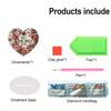 Acrylic 2D Flat DIY Double-Sided Desktop Diamond Art Kits Diamond Painting Desktop Ornaments Kit for Home Office Desktop Decor