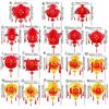 Lint/Gold Foil Spring Festival Red Lantern 3D Spring Festival Hanging Pendant  Party
