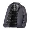 ROMON Men's Classic Winter Lapel Down Jacket