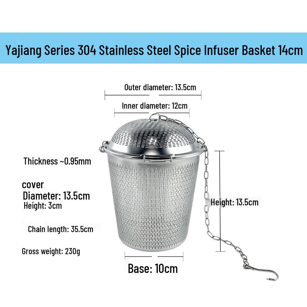 304 Stainless Steel Spice Infuser & Tea Steeping Mesh Ball