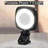 Rechargeable Phone Selfie Light Portable LED Phone Fill Light Mobile Phone Fill Light  Conference