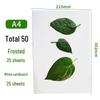 Self-Adhesive Cold Laminating Film - 6 Inch, A4, A6 for Photos, Bookmarks, and Leaf Specimens