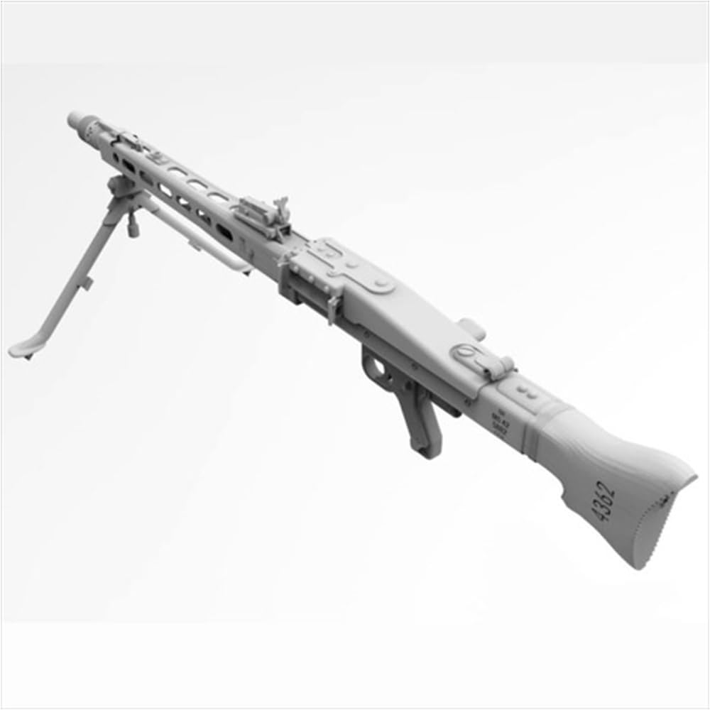 HD Models 1/35 Scale German MG42 Machine Gun, Late Model, 2-Piece Set, 3D Printer Kit, HDM35034