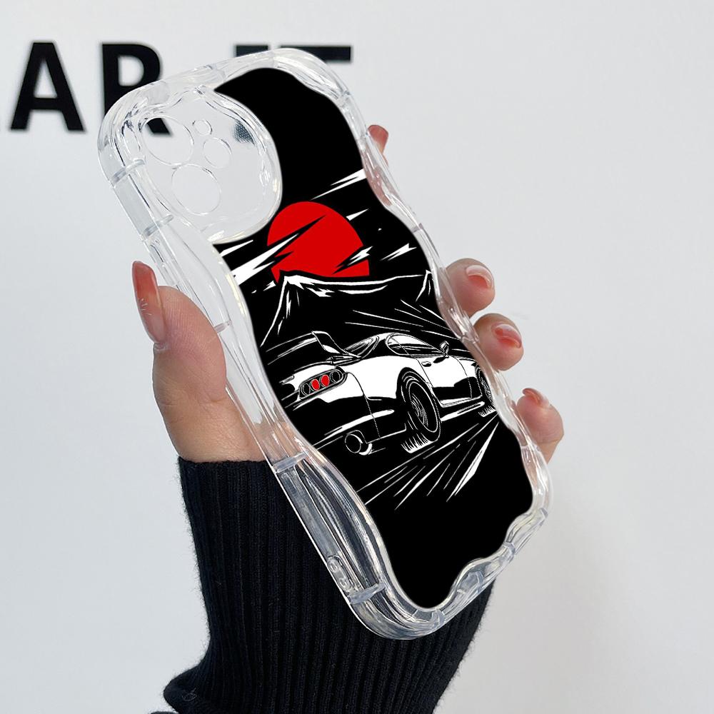 Ae78 Fashion Car Pattern Design Art Ochronne etui na telefony do Xiaomi Poco X5 F6 Redmi Note 13 12 11 Pro 13C 12C A3 Huawei Honor Wave TPU Tylna obudowa