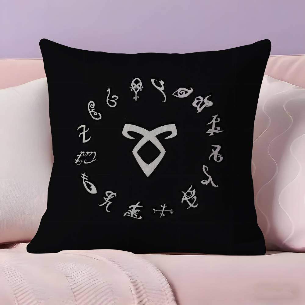 S-Shadowhunters Hot TV Pillow Case  Ultra Soft Skin Friendly Fabric Cloud Like Comfort & Concealed Zipper