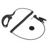 3.5MM Walkie Talkie Headset Earpiece Ear Hooked Clear Sound Quality 1 Pin Black for Two Way Radios