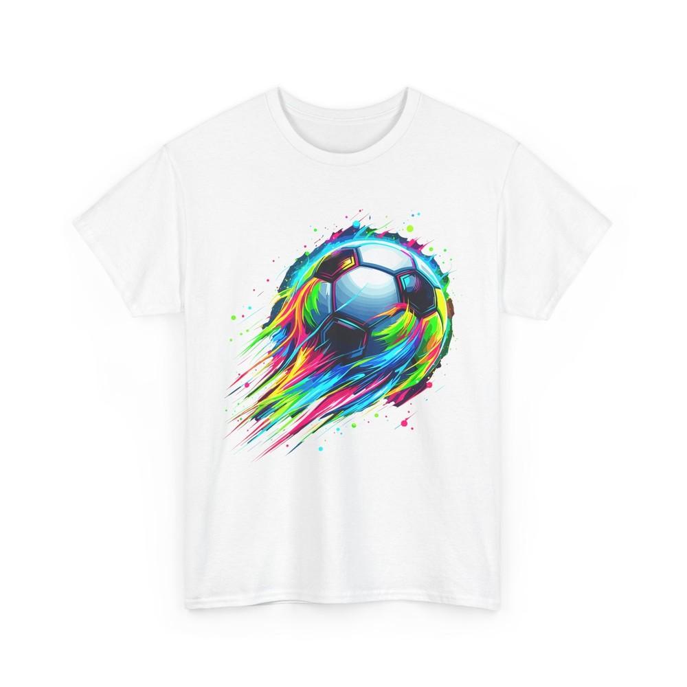 Soccer Ball Colorful Shirt, Soccer Player Sports Lovers Women Men T-Shirt
