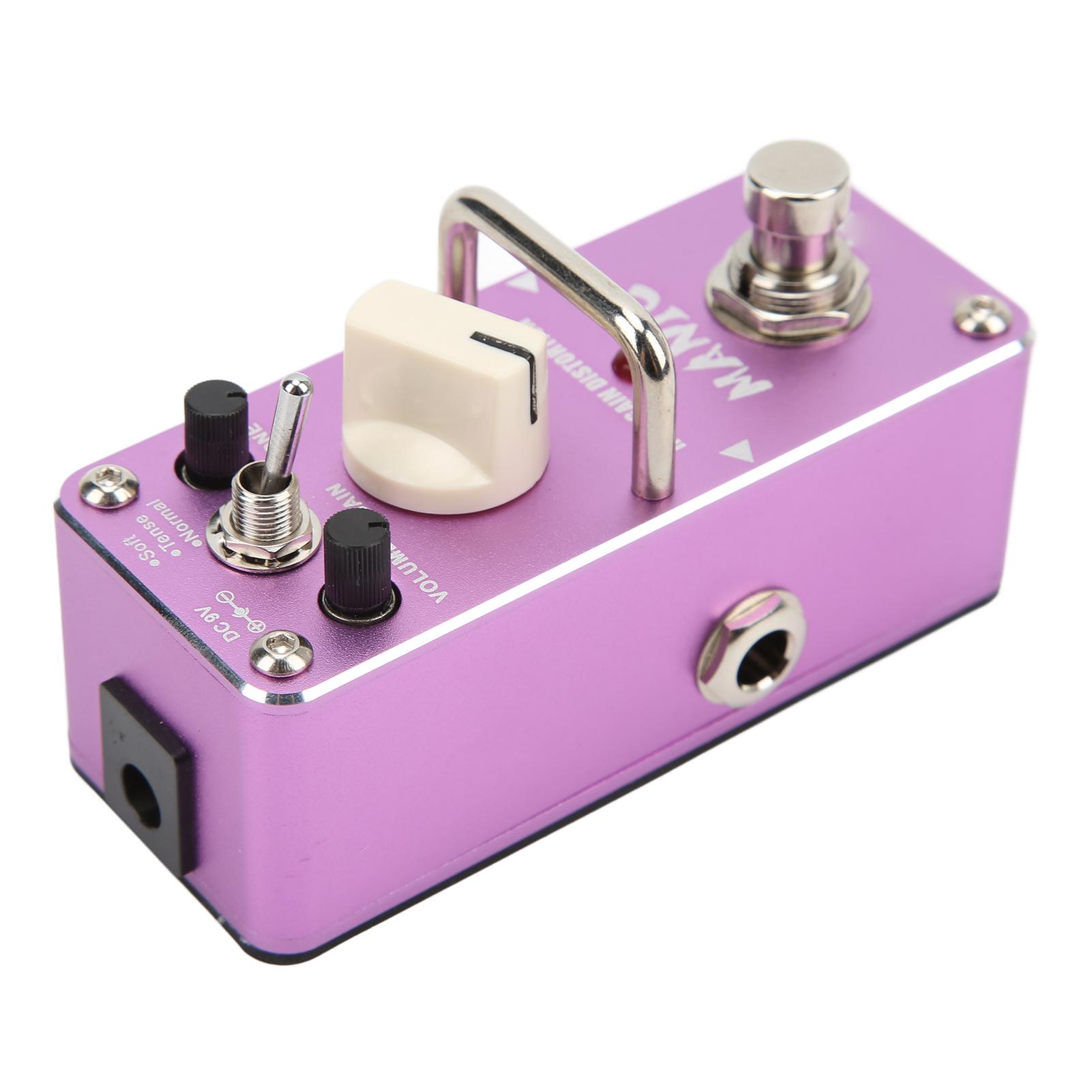 

Педаль эффектов High Gain Distortion Purple Distortions с функцией True Bypass