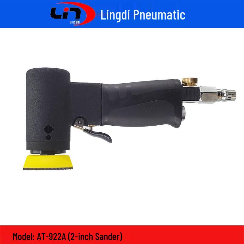 Taiwan Lingdi AT-922 Pneumatic Eccentric Sander with 2-Inch and 3-Inch Discs