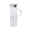 Pouring Jug - LACOR - 1.7 L - Borosilicate Glass - Airtight 18/10 Stainless Steel Lid - Ergonomic Handle